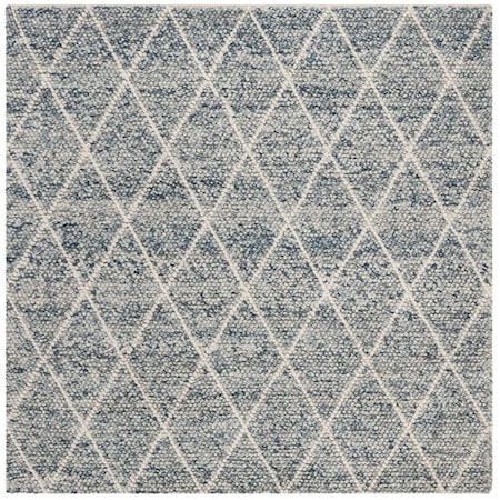 Safavieh 6 x 6 ft. Natural Hand Woven RugSquare Ivory & Blue NAT712B-6SQ